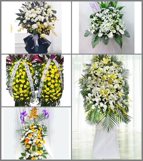 贵州六盘水盘县旧营乡红花村白事花篮预定